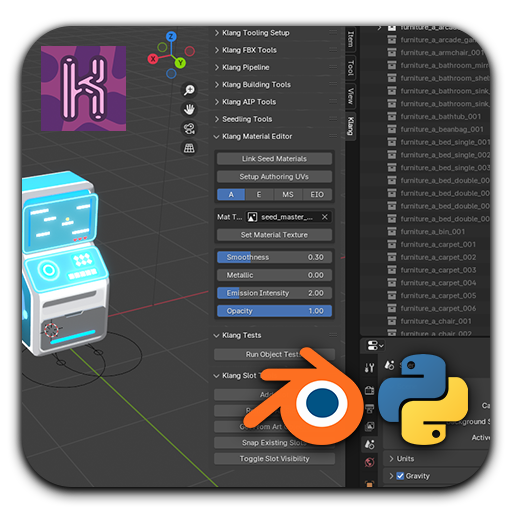 Klang Blender Tooling
