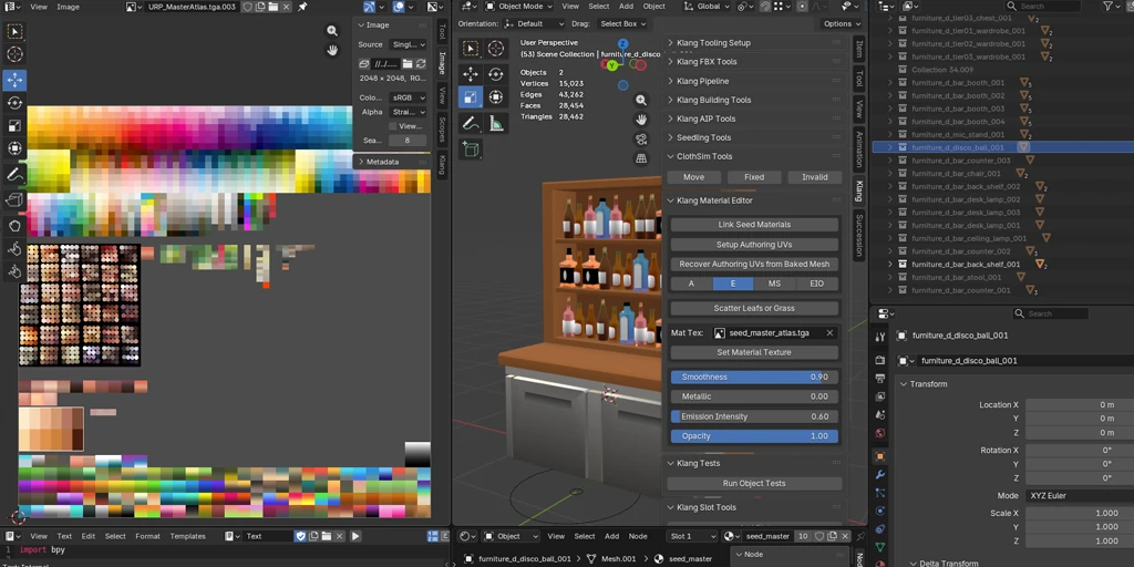 SEED Blender Tooling